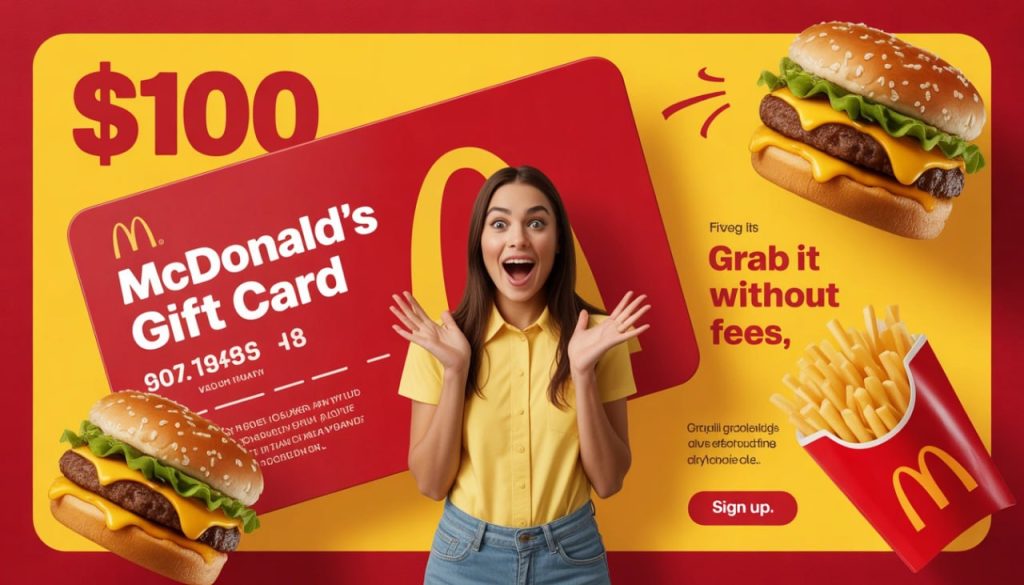 Best McDonald’s Gift Card Codes – How to Get Legit Discounts Fast (100% Working Methods)